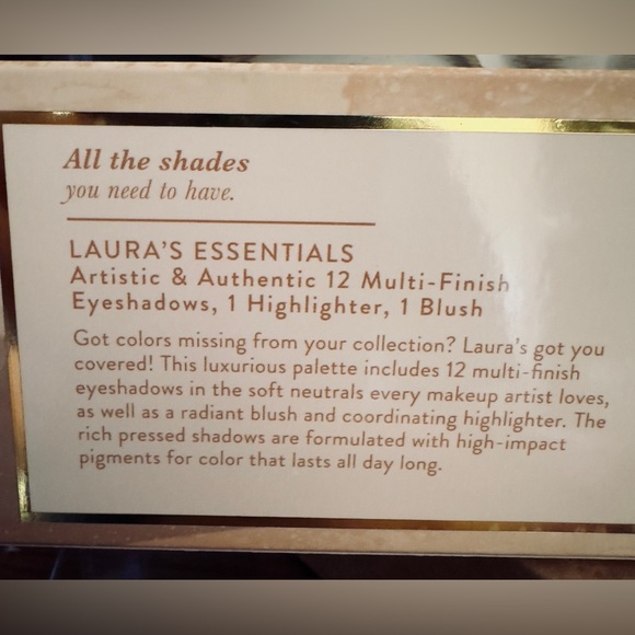 LAURA GELLER NEW YORK Laura's Essentials 12 Eyeshadows/1 Highlighter & 1… - Picture 9 of 11